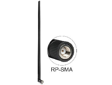DeLock WLAN-Antenne RP-SMA / 802.11 b/g/n / 9 dBi / omnidirektional