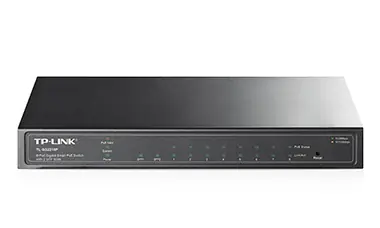TP-LINK TL-SG2210P / Switch / 20 Gbit/s / 8x GLAN / 2x Gigabit SFP / PoE