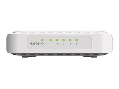Netgear GS605 / 5x 10/100/1000 Platinum Ethernet Switch