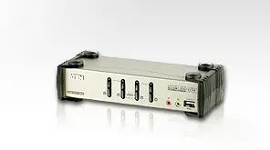 Aten KVM-Switch CS-1734BC / USB-Hub / OSD / 4PC Audio+USB-PS / 2