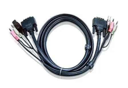 Aten KVM-Kabel DVI-D+USB+Audio / 1,8m