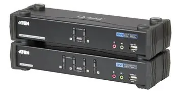 Aten CS1784A / 4- Port DVI USB 2.0 KVMP-Switch / 2.1 Surround Sound / Nvidia 3D