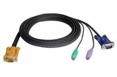 Aten KVM-Kabel HD15-SVGA+PS/2 / 2m