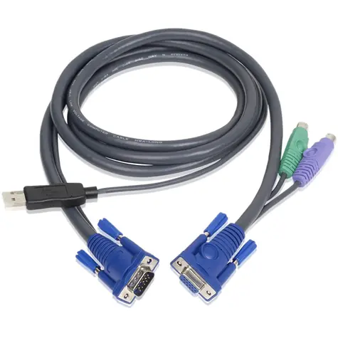 Aten KVM-Kabel SVGA+PS/2+USB / 6m
