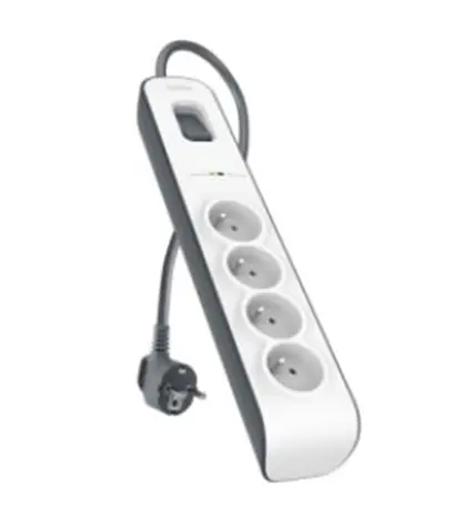 Belkin BSV400 Überspannungsschutz / 4 Steckdosen / 2 m / Weiß