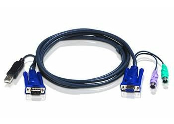 Aten KVM-Kabelbündel für CS-82A 3M / 84 A / 138 A / 88 A / USB zu PS/2
