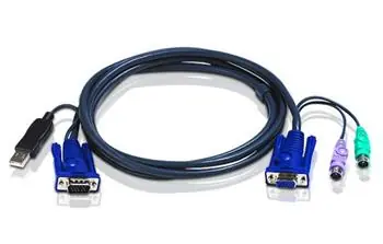 Aten KVM-Kabelbündel für CS-82A 3M / 84 A / 138 A / 88 A / USB zu PS/2