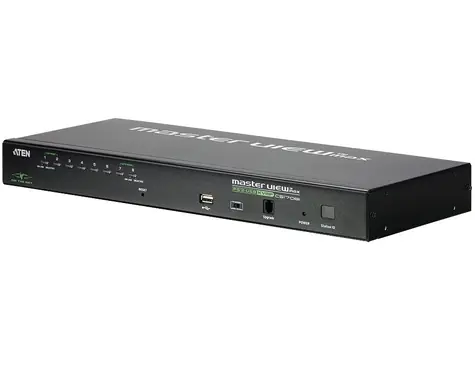 Aten CS-1708i / 8- Port KVM USB+PS2 / OSD / Rack 19" / OverNET-Konsole