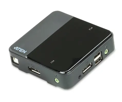 Aten CS-782DP / 2- Port DisplayPort KVM USB / Audio / inklusive Kabel 