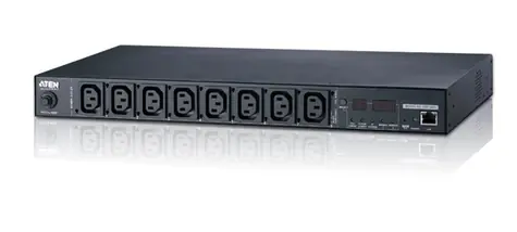 Aten Netzteil 8x IEC320 C13 + 1x C14 über IP / Bankmessung / Rack / 1 HE