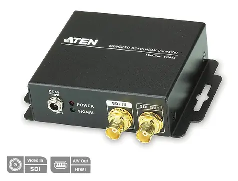 Aten 3G-HD-SD-SDI zu HDMI Audio/Video Konverter bis zu 425m / FullHD (bis zu 2048x1080) 
