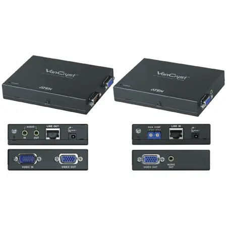 Aten Video-Extender + Audio / 1920 x 1200 (30 m)/1600 x 1200 (150 m)