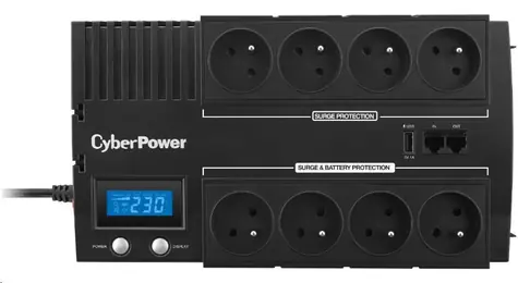 CyberPower BRICs LCD-USV 700VA/420W - Tschechisch Steckdosen