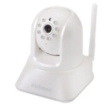 Neu - Edimax IC-7001W / IP-Kamera / Nacht-IR / Kabellos / Plug&View / Audio / AVI / motorisiertes Schwenken/Neigen / neu
