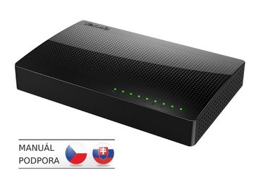 Tenda SG108 8- Port -Gigabit-Desktop-Ethernet-Switch / IEEE 802.3 / 802.3u / 802.3 AB / Lüfterlos