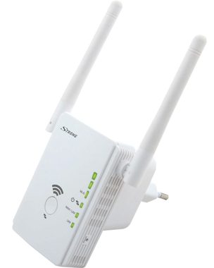 Strong Universal-Repeater 300 weiß / WLAN-Standard 802.11n / 300 Mbit/s / 2,4GHz / 2x LAN