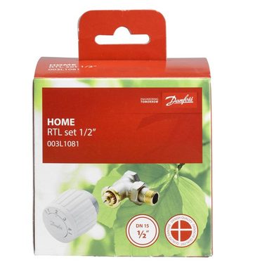 Danfoss Thermostatset für Längsheizung / DN 15 / direkt