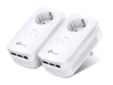 TP-LINK TL-PA8030P Starter Kit / Powerline-Adapter AV1300 mit AC-Buchse / 3x GLAN / 2Stk