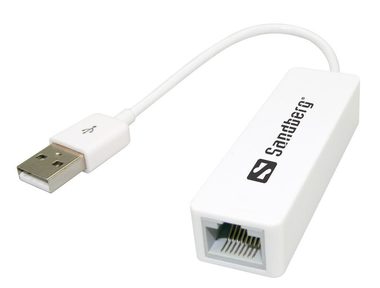 Sandberg USB-zu-RJ-45-Konverter weiß