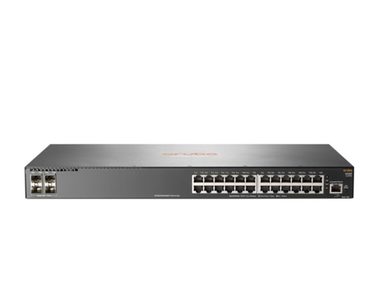 HP Aruba 2930F 24G 4SFP Switch / 24x Gigabit RJ45-Ports / 4X Gigabit SFP-Ports / Vollständig verwaltet