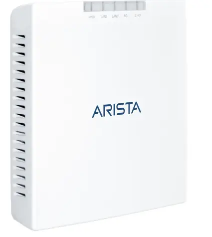 Arista C-100 (SW 5 Jahre) / AP / 802.11ac / 2,4 GHz - 300 Mbit/s / 5 GHz - 867 Mbit/s / 256 MB RAM / 64 MB / PoE / 2x LAN 