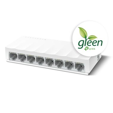 TP-LINK LS1008 weiß / Switch / 10|100Mbps / 8x LAN