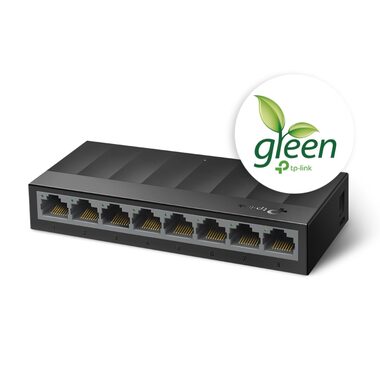 TP-LINK LS1008G schwarz / Switch / 10|100|1000Mbps / 8x LAN