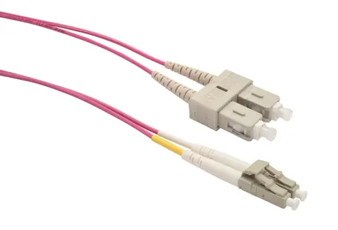 Solarix optisches Kabel SC-LC OM4 1m / Patchkabel / Multimode / Duplex