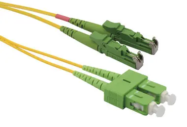 Solarix optisches Kabel E2000-SC APC 3M / Patchkabel / Singlemode / Duplex / OS