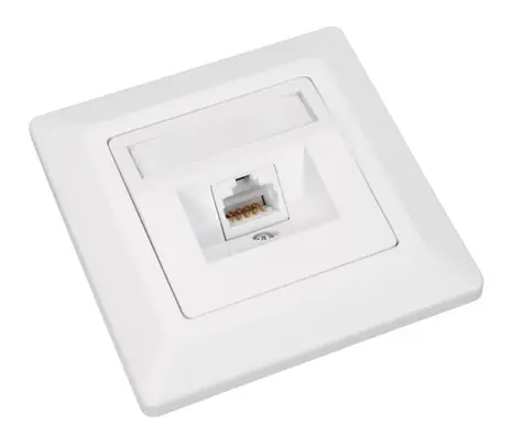 Solarix -Buchse 1x RJ45 CAT6 UTP unter dem Putz