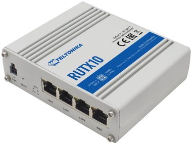 Teltonika RUTX10 WLAN / Router / LAN & WLAN / 802.11ac / 867 Mbit / s / (2,4 GHz & 5 GHz)