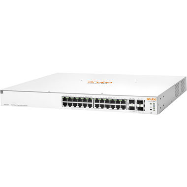 Aruba Instant On 1930 24G 4SFP+ 370W Switch / 24x Gigabit RJ45-Ports / 4X 10Gigabit SFP+-Ports / PoE+ / 370W 