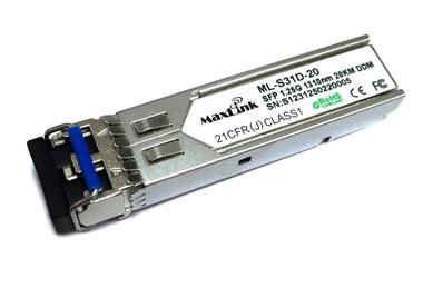 MaxLink 1,25G SFP optisches Modul / SM / 1310 nm / 20 km / 2x LC-Anschluss / DDM / Cisco kompatibel