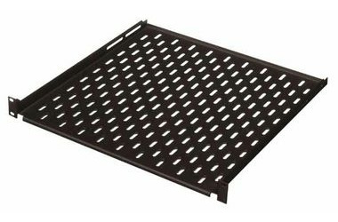 Conteg Lagerregal / 19" / 1HE / RAL9005 / 450mm