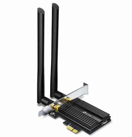 TP-LINK Archer TX50E / WLAN-PCI-E-Adapter AX3000 / 2,4 GHz 574 Mbit/s / 5 GHz 2402 Mbit/s / Bluetooth