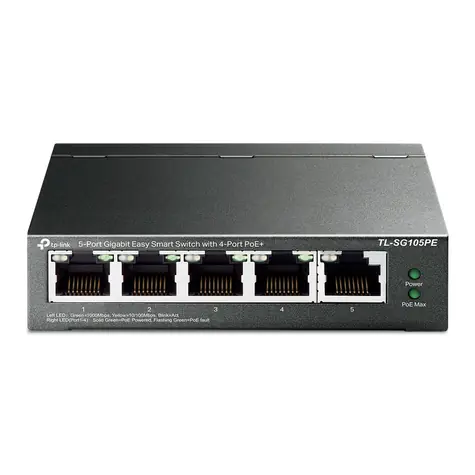 TP-LINK TL-SG105PE / SMART Switch / 5x1000Mbps / PoE+