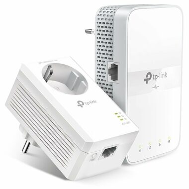 TP-LINK TL-WPA7617 Powerline AV1000 / 1000Mbps / LAN / WiFi / 1x Steckdose / 2 Stk