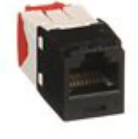 Panduit CJ5E88TGBL schwarz / Modul MINI-COM TX UTP / RJ45 / Kat. 5E