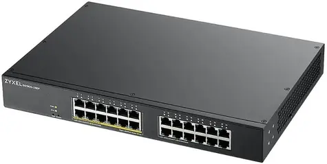 ZyXEL GS1900-24EP / Managed Switch / 10|100|1000Mbps / 24x GLAN / Qos / VLAN / PoE 130W
