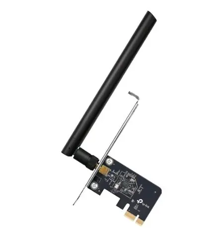 TP-LINK Archer T2E / WLAN-PCI-E-Adapter AC600 / 2,4 GHz 200 Mbit/s / 5 GHz 433 Mbit/s / PCI-Express x1