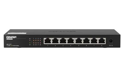 QNAP QSW-1108-8T / Switch / 8x RJ-45 2,5GbE 
