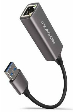 Axagon ADE-TR, USB-A 3.2 Gen 1 - Gigabit-Ethernet-Netzwerkkarte, automatische Installation, Titangrau