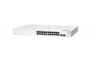 HPE Aruba JL812A Instant On 1830 24G / Switch / 24x Gigabit RJ45-Ports / 2x Gigabit SFP-Ports / VLAN