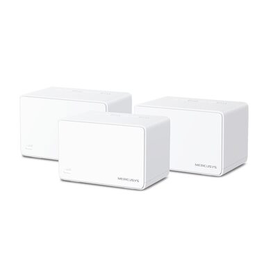 Mercusys Halo H80X (3 Stück) / Wi-Fi Mesh-System AX3000 / Dual-Band / 2,4 GHz - 574 Mbit/s / 5 GHz - 2402 Mbit/s / 3x GLAN