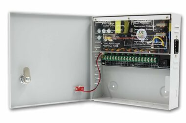 Xtendlan Netzteil für analoge Kameras 11-14V (9 Ports) / 11-14V DC einstellbar / 9 Ports / 145W 