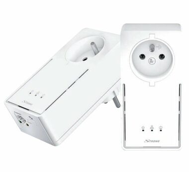 Strong Powerline 2000 DUO FR weiß / Set Powerline-Adapter / 2000Mbps / GLAN / HomePlug AV2 / 2St
