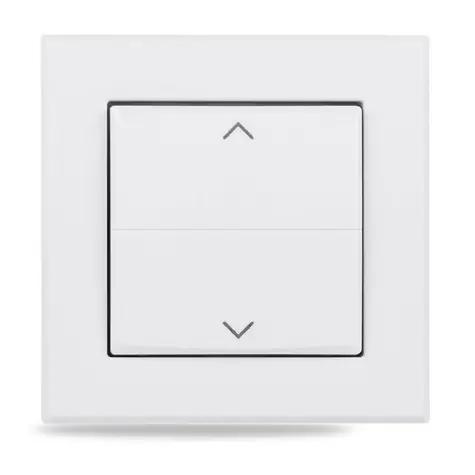 Homematic IP Wippschalterabdeckung - mit Symbolen / Kompatibilität mit 55 mm Rahmen