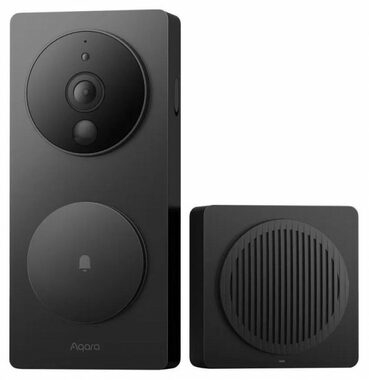 Aqara G4 Kabellose Video-Türklingel schwarz / Wi-Fi 802.11n / 1080p / FOV 162° / microSD / 6x AA