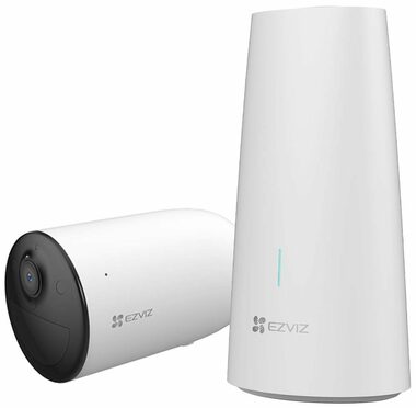 Ezviz Kit HB3-B1 weiß / Kamerasystem / 1x IP-Kamera / Bullet / Wi-Fi / 3Mpix / IP65 / IR