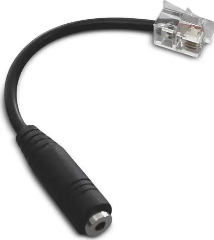 Sonoff Sensoradapter 2,5 mm Klinke (F) - RJ9 (M) 5 cm schwarz